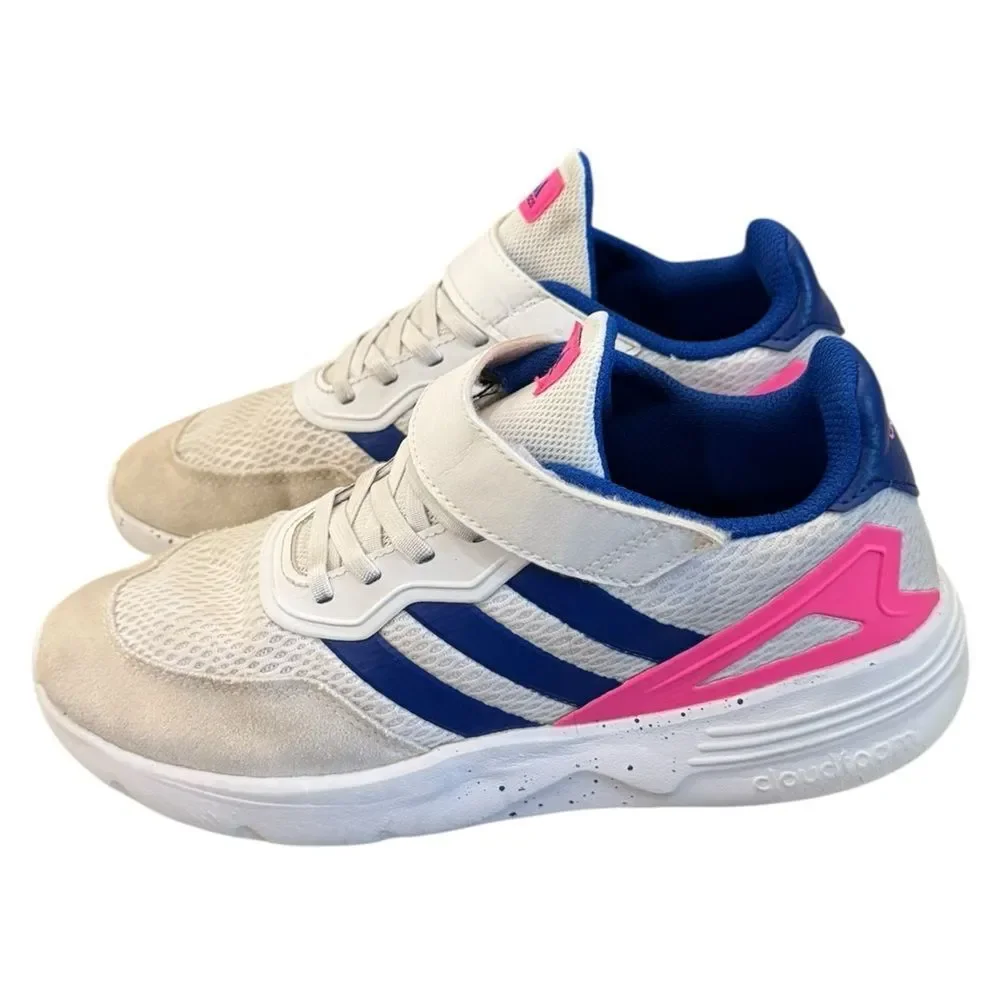 Adidas Big Kids Nebzed J 'White Royal Pink' Shoes Sneakers 6